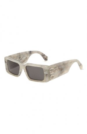 Солнцезащитные очки Off-White. Цвет: серый