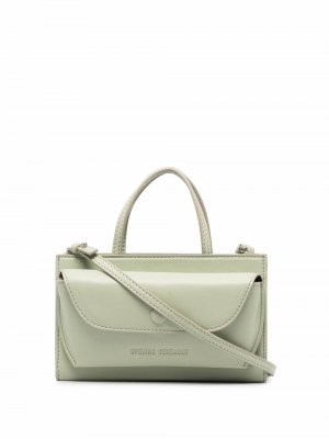 FAKE LEATHER RAZOR CLAM BAG GLAUCOSE GRE Opening Ceremony. Цвет: серый
