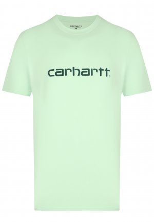 Футболка CARHARTT WIP. Цвет: зеленый