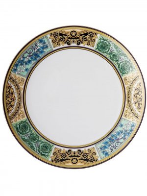 Тарелка Barocco Mosaic (21 см) Versace. Цвет: белый