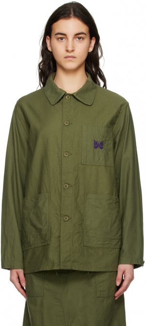 Зеленая куртка D.N. NEEDLES