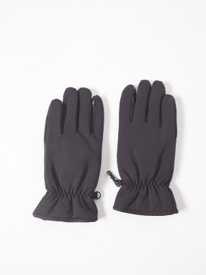 Тёплые перчатки с функцией Touch Screen zolla. Цвет: черный