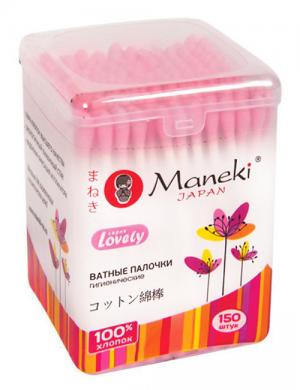 Мелочи для макияжа Ватные палочки Lovely 150 шт. Maneki