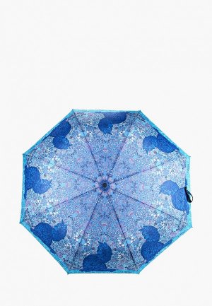 Зонт складной Labbra. Цвет: синий