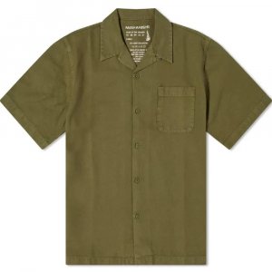 Рубашка с коротким рукавом Hemp, зеленый Maharishi