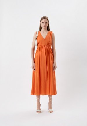 Платье Weekend Max Mara ANTONY. Цвет: оранжевый