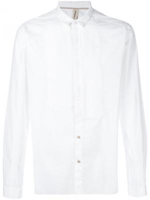 Рубашка с плиссировкой Dnl. Цвет: белый