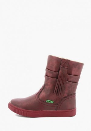 Сапоги Kickers RUMBY. Цвет: бордовый