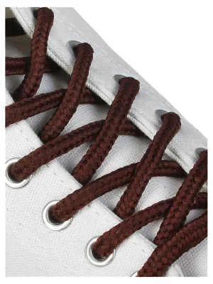 Шнурки для обуви круглые вощёные толстые (на 8-10 отверстий) 316075 коричневые 75 см Kaps. Цвет: коричневый