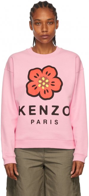 Розовый - Свитшот Paris Boke Flower Kenzo