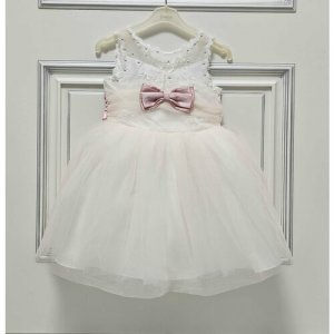Платье , размер 106, розовый Colabear. Цвет: розовый/бело-розовый