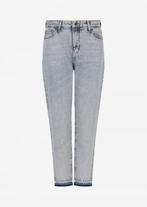 Укороченные джинсы бойфренды J16 из хлопкового денима , синий Armani Exchange