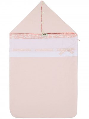 Printed sleeping bag Fendi Kids. Цвет: розовый