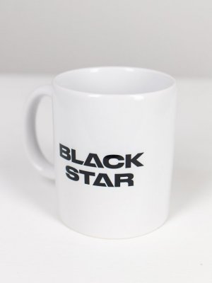 Кружка BS LOGO Black Star Wear. Цвет: белый