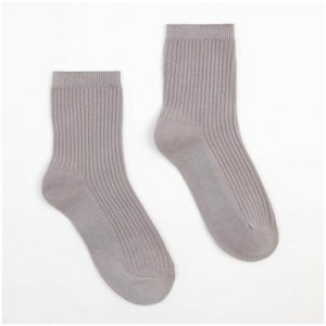 Носки размер 35-36, серый Minaku. Цвет: серый
