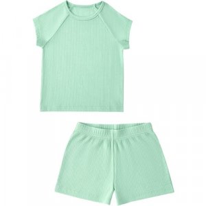 Пижама , размер 98-56-51, зеленый Oldos. Цвет: зеленый/ментоловый