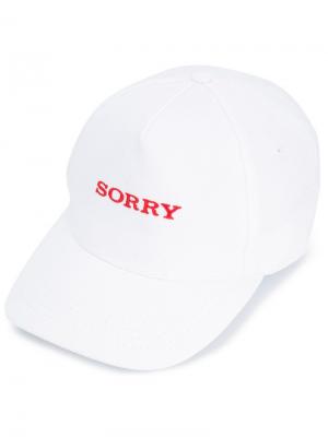 Бейсбольная кепка Sorry Walk Of Shame. Цвет: белый