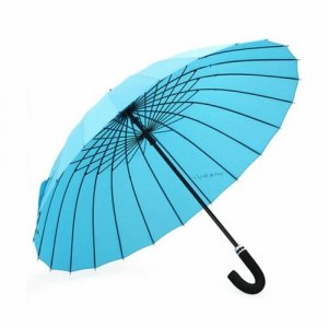Зонт-трость , голубой Mabu. Цвет: голубой