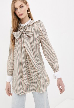 Блуза By Malene Birger BONNES. Цвет: бежевый