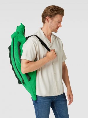 Рюкзак из махры с декоративными аппликациями, модель ТЕРРИ , зеленый MC2 Saint Barth