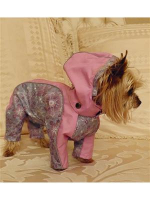 Дождевик для собак (унисекс) LUCKY DOG. Цвет: серый, розовый