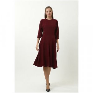 Платье , размер 44, бордовый Мадам Т. Цвет: бордовый