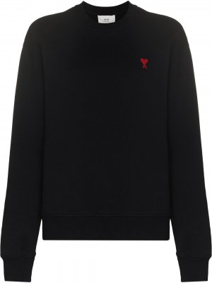 Ami de Coeur logo-embroidered sweatshirt Paris. Цвет: черный