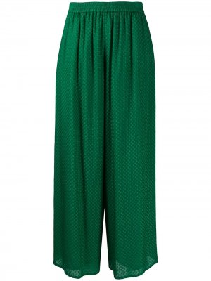 Фактурные брюки Roseanna. Цвет: зеленый