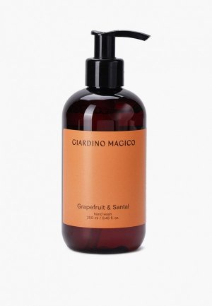 Жидкое мыло Giardino Magico Grapefruit & Santal, 250мл. Цвет: прозрачный