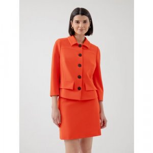 Пиджак, размер 40, оранжевый Pompa. Цвет: оранжевый