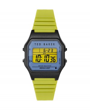 Часы-унисекс Ted 80-е, зеленые часы-браслет из смолы, 35,5 мм , зеленый Baker