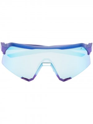 Спортивные солнцезащитные очки S3 100% Eyewear. Цвет: синий