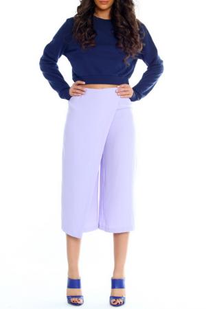 Три четверти брюки Moda di Chiara. Цвет: фиолетовый