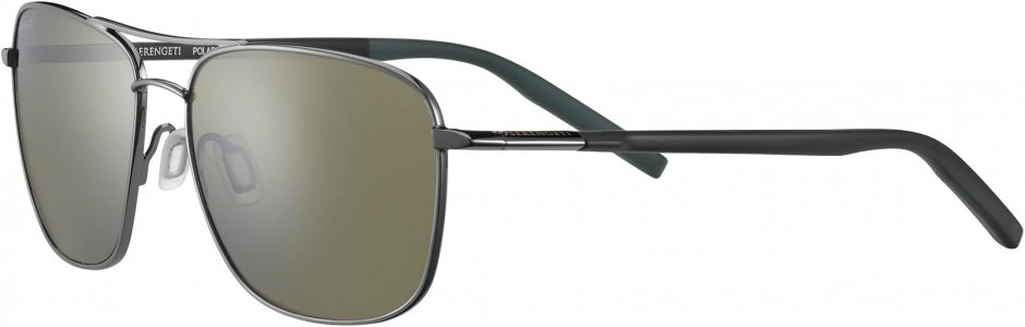 Солнцезащитные очки Spello , цвет Shiny Gunmetal/Black/Gray/Mineral Polarized 555nm Serengeti