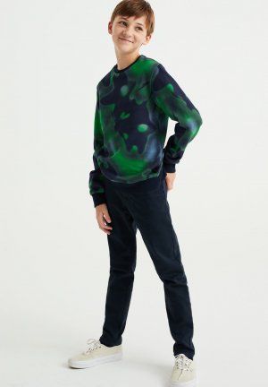 Вязаный свитер MET DESSIN , цвет green WE Fashion