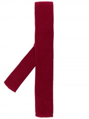 Кашемировый галстук N.Peal. Цвет: красный