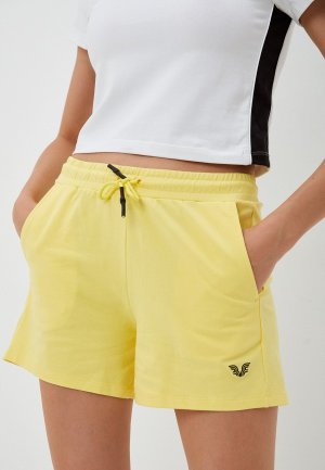 Шорты спортивные Bilcee Womens Print Detailed Shorts. Цвет: желтый