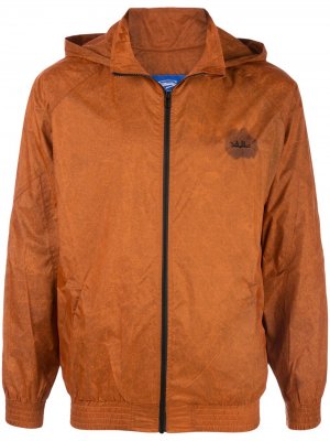 Спортивная куртка с капюшоном Anton Belinskiy. Цвет: оранжевый