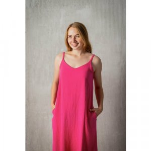 Платье , размер 46-48, розовый Blueberry. Цвет: розовый