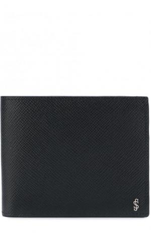 Кожаное портмоне с отделениями для кредитных карт Serapian. Цвет: темно-синий