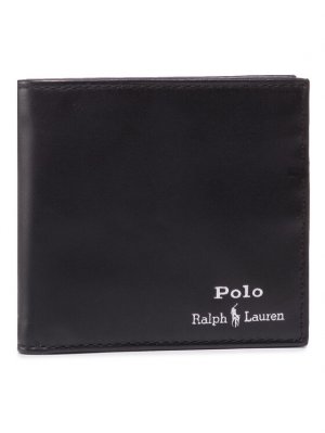 Большой мужской кошелек , черный Polo Ralph Lauren