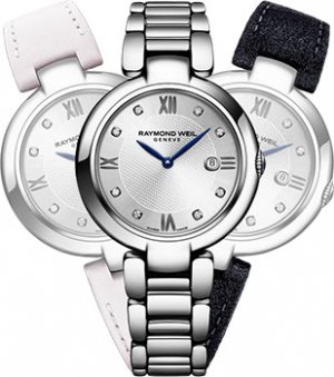 Швейцарские наручные женские часы 1600-ST-RE695. Коллекция Shine Raymond weil