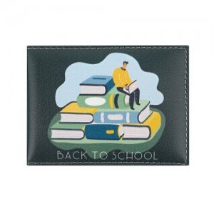 Обложка на студенческий Back to school (иск. кожа) Kawaii Factory