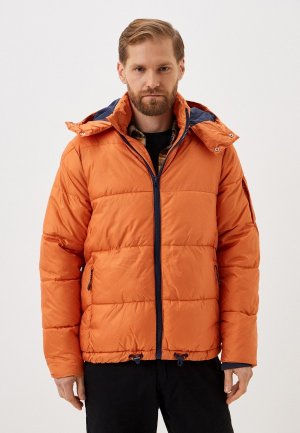 Куртка утепленная Blend. Цвет: оранжевый