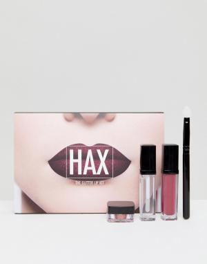 Набор блесток для губ -Красный HAX
