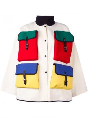 Куртка свободного кроя Bags Jc De Castelbajac Vintage. Цвет: телесный