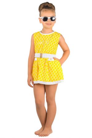 Пляжное платье Arina Festivita by Lora Grig. Цвет: желтый