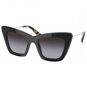 Солнцезащитные очки MU 01WS 1AB5D1 Black [MU 1AB5D1] Miu. Цвет: черный
