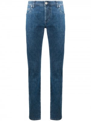 Прямые джинсы с завышенной талией Loro Piana. Цвет: синий