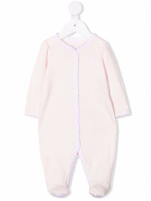 Пижама с контрастной отделкой Ralph Lauren Kids. Цвет: розовый